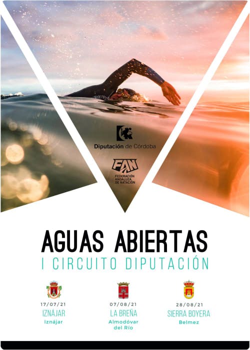 Cartel de I Circuito Diputación Aguas Abiertas Córdoba 2021