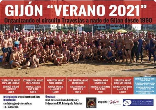 Cartel de Gijón Verano 2021
