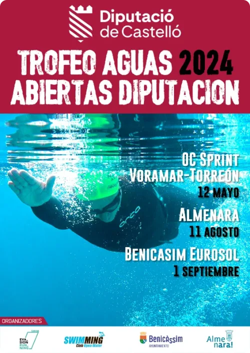 Cartel de VII Trofeo Aguas Abiertas Diputación de Castellón 2024