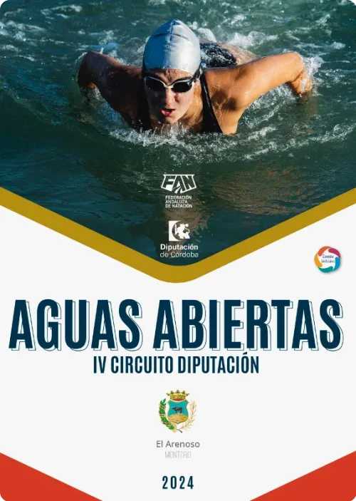 Cartel de IV Circuito Diputación Aguas Abiertas Córdoba 2024