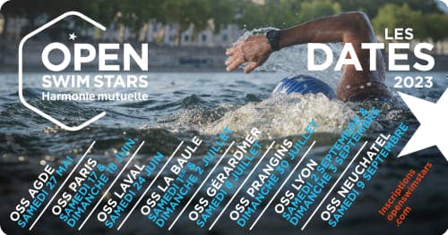 Cartel de Open Swim Stars 2023