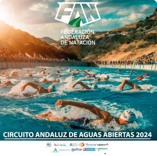 Cartel de I Circuito Andaluz de Aguas Abiertas 2024