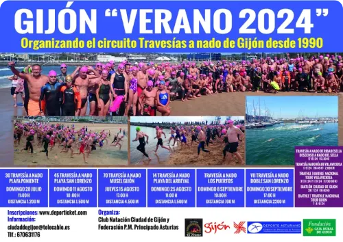Cartel de Gijón "Verano 2024"