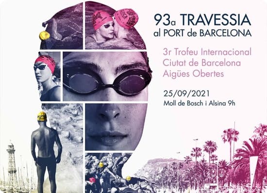 Cartel de la 93a Travessia Port de Barcelona