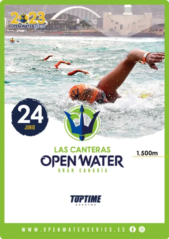 Cartel de la Las Canteras Open Water