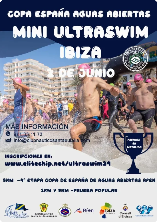 Cartel de la Mini Ultraswim Ibiza