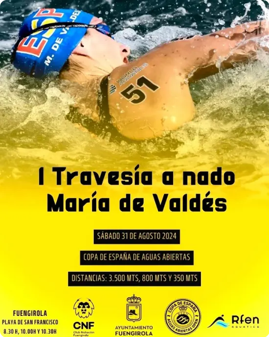 Cartel de la I Travesía María de Valdés