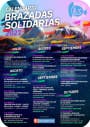 Cartel de la liga Brazadas Solidarias 2021