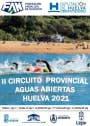 Cartel de la liga II Circuito Natación Aguas Abiertas Huelva 2021