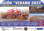 Cartel de la liga Gijón "Verano 2022"