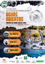 Cartel de la liga XIV Cto de Extremadura Aguas Abiertas 2024