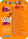 Cartel de la liga Brazadas Solidarias 2024