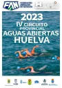 Cartel de la liga IV Circuito Provincial Aguas Abiertas Huelva 2023