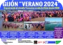 Cartel de la liga Gijón "Verano 2024"