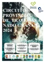Cartel de la liga Circuito de Travesías a Nado Diputación de Granada 2024